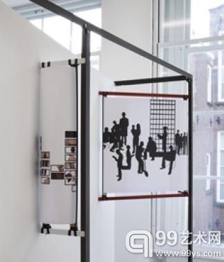 Falke Pisano: Prison Work, 2013. Installation view, de Appel arts centre, Amsterdam, 2013.