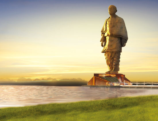 印将建高达182米世界最大雕像 高约为自由女神像两倍