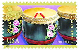 美国马年邮票图稿