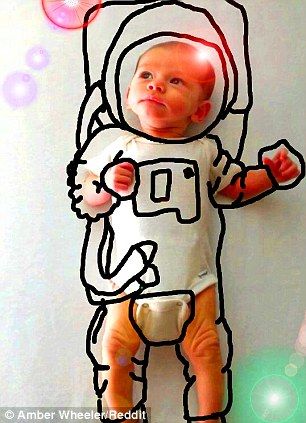 美国艺术家为孩子打造温馨创意照