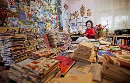 斯洛伐克女子安东尼娅·科扎科娃收藏62757条餐巾，4次创世界纪录