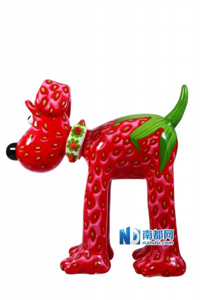 《超级无敌掌门狗》中的小狗雕塑