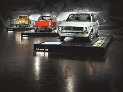 大众汽车博物馆珍藏的古董车