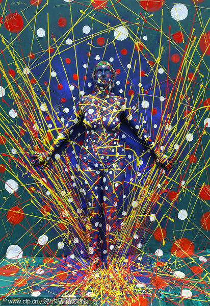 艺术家打造的人体彩绘作品