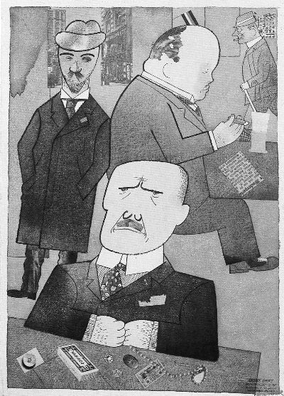 乔治·格罗兹的作品《钻石商人》