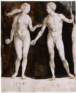 丢勒 《Adam and Eve》