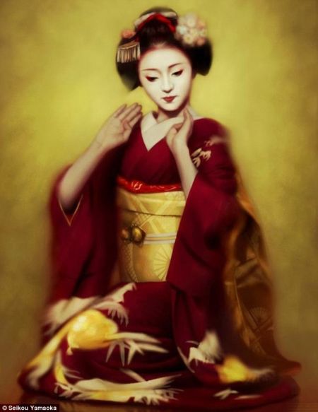 手指画遇上高科技：上班族手机上绘名画走红