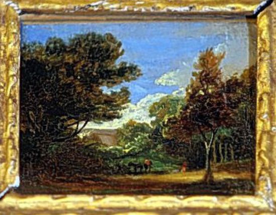 在昨天的《英伦早晨(BBC Breakfast)》节目中，专家柯蒂斯·道林为这幅明信片大小的作品估价