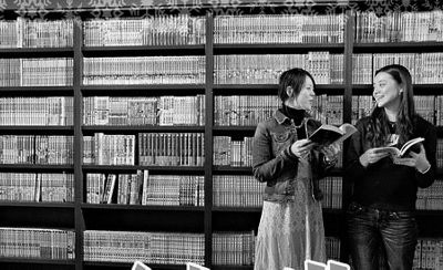 京都漫画博物馆拥有丰富馆藏