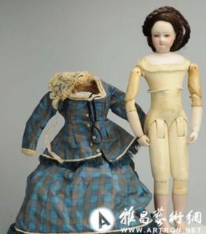 法国时尚女郎娃娃 估价$4,000-$5,000