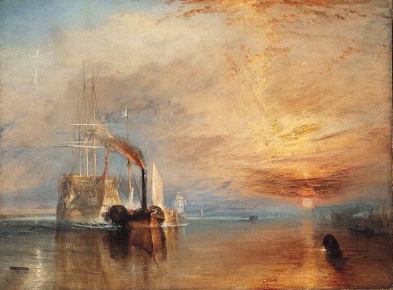 6. 《The Fighting Temeraire》， J.M.W Turner