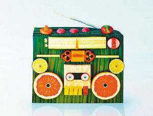 食物雕塑创作（组图）