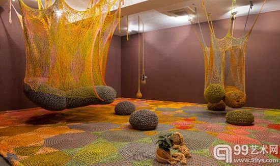 2012年埃内斯托·内图（Ernesto Neto）个展现场