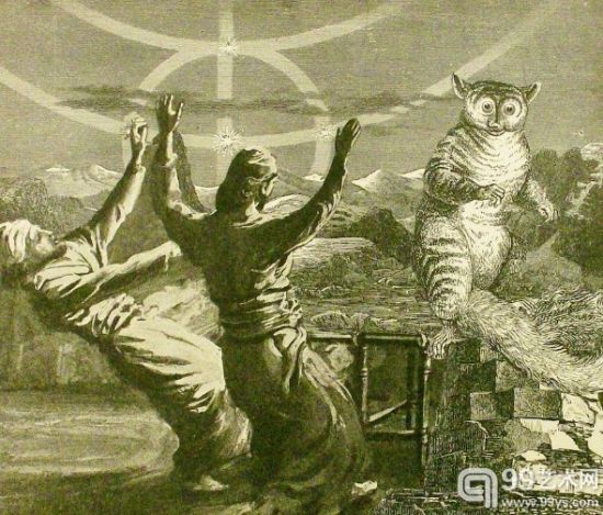 “Voyagers Struck by the Light of Night” by Jud Yalkut