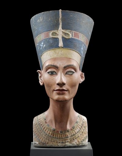 现藏于德国柏林博物馆的娜芙蒂蒂头像