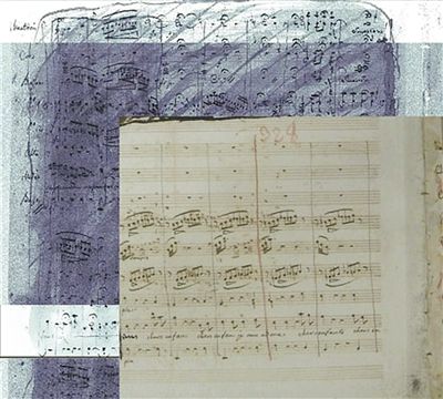 被修复后的部分乐谱。