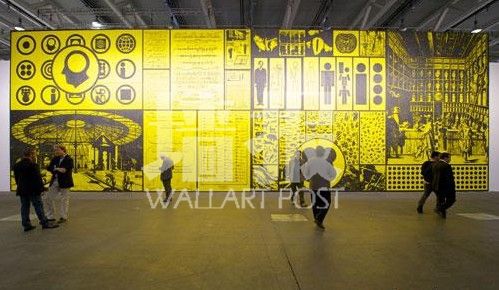 马特•穆里肯 作品 《two into one become three》