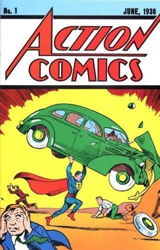 1938年出版的超人漫画拍出17.5万美元高价。