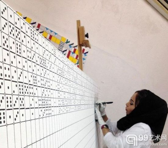 冲破枷锁的阿联酋女艺术家