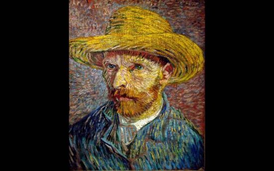 Self-Portrait with a Straw Hat 1887