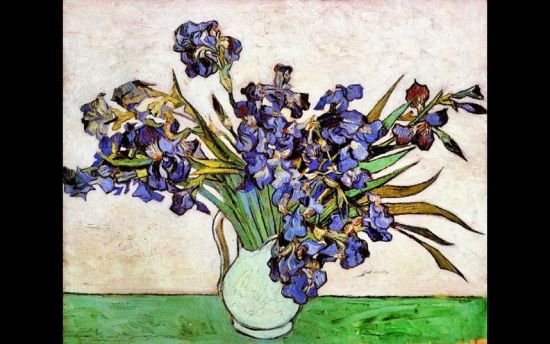 Vase with Irises. 1890