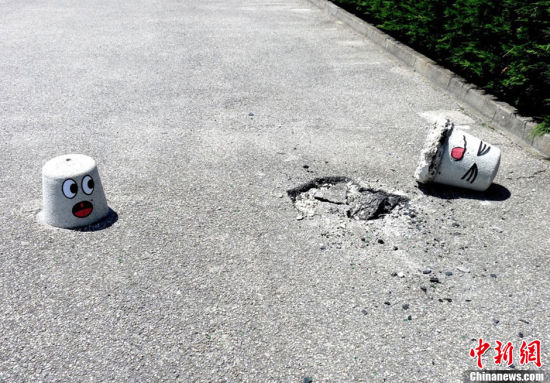 法国艺术家的幽默街头艺术