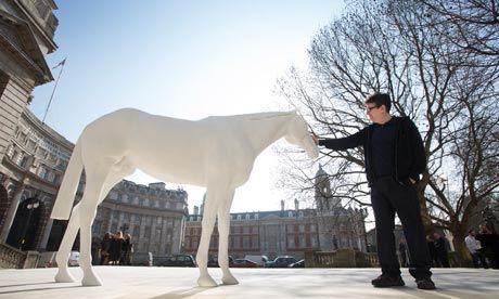 马克·渥林格在林荫大道。 David Levene 供图