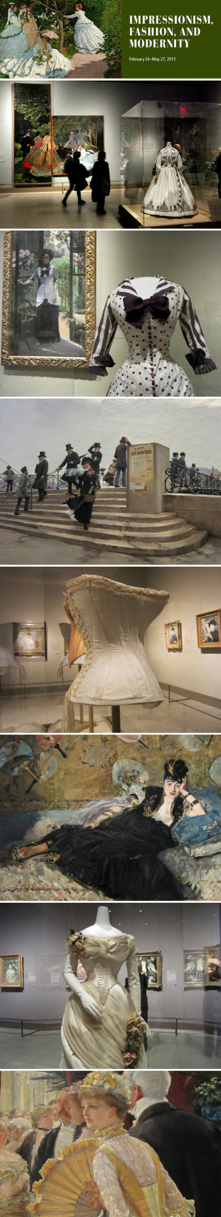 大都会博物馆展览“印象派，时尚，与现代性”