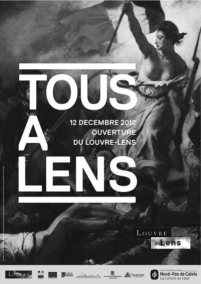 《自由引导人民》成为朗斯分馆各种宣传画和广告的主角