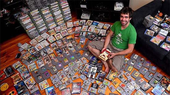 Onur和他的游戏收藏