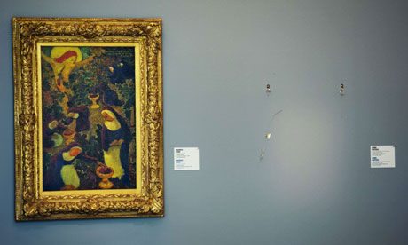 鹿特丹康索当代艺术中心中，原来摆放马蒂斯画作的地方。 Robin Utrecht/AFP/Getty Images 供图