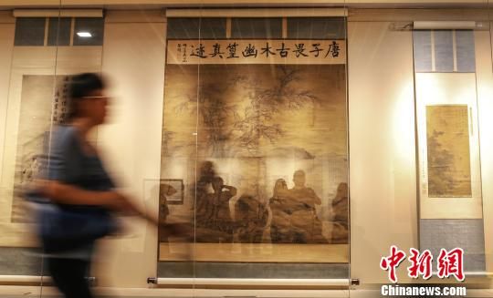 南京博物院所藏唐伯虎书画全展出。　泱波　摄