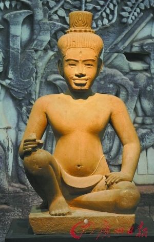 湿婆。公元11世纪，吴哥王朝时期作品。