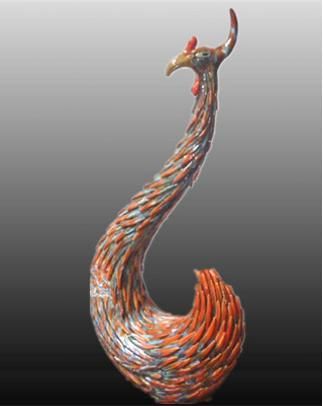 佛山市陶瓷艺术大师程学华代表作《金凤凰》