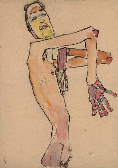 ⑥埃贡·席勒：激进的裸像｜考陶德美术馆