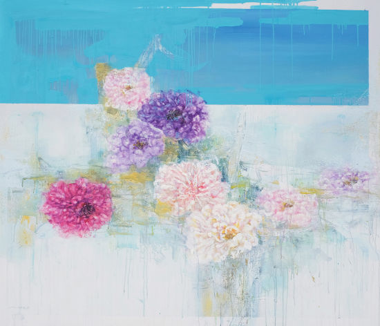 花语 Flower Speak_148cmx128cm_布面油画 Oil on Canvas 2014