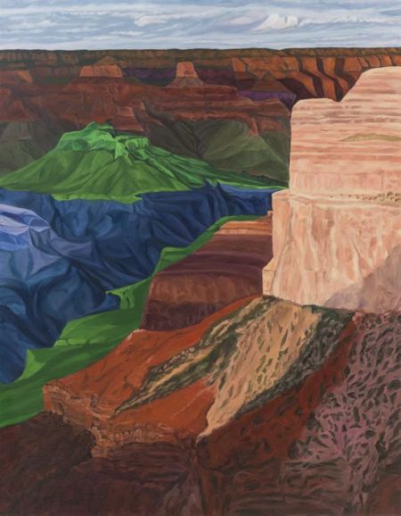 大峡谷 180*230cm 布面油画 2013年