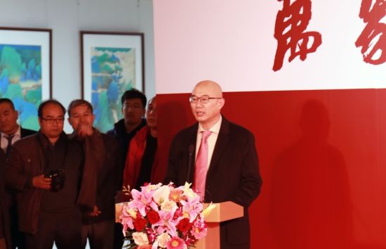 中国国家画院国展美术中心副总裁姚向阳致辞
