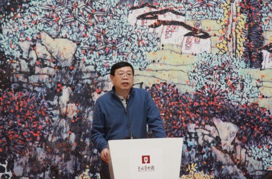 北京皇城艺术品交易中心董事长胡月明致辞