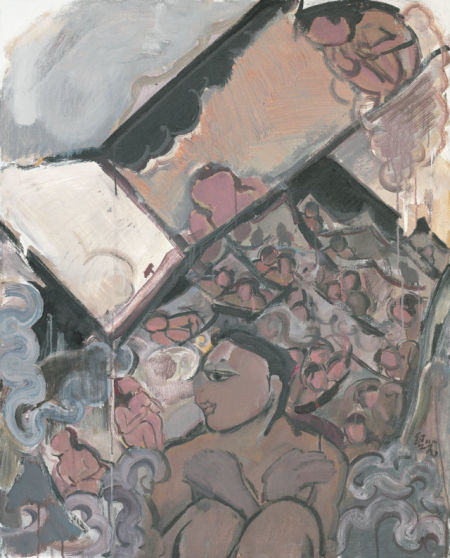 韩绍光Han Shaoguang 忏悔Confession布面油画Oil painting on canvas 100cm×80cm 2011