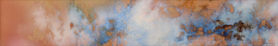 云山图之一 29x165cm 2013 高温色釉 