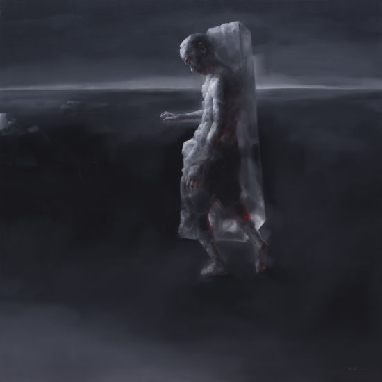 陈剑锋《巡夜者NO.4》布面油画 150x160cm 2014年