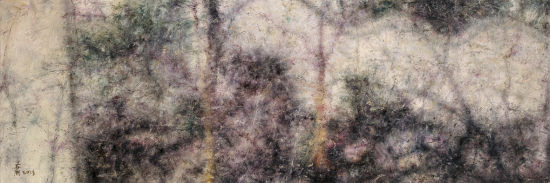 肖芳凱---景物·園林卷：1327-30×90cm 布面油畫-2013年
