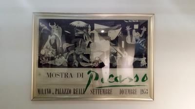 1953年毕加索米兰展览海报