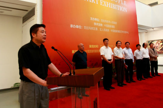 中国美术家协会副秘书长杜军先生讲话