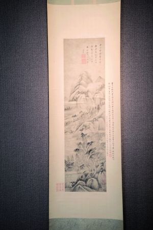 《剪江草堂图》是董其昌晚年的作品，也是他的传世佳作。