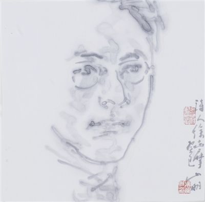 吴山明2013年作品《诗人徐志摩》。 主办方供图