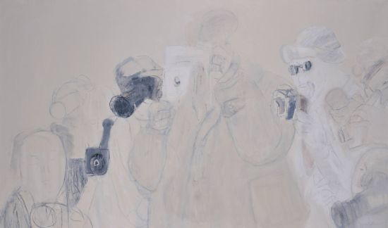 广州美术学院 岳雷 聚焦之二 布面油画 120x200cm 2011
