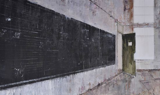西安美术学院 董文通 被遗弃的小学NO.12 布面油画 200x120cm 2012年