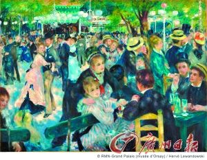 奥古斯特·雷诺阿 《煎饼磨坊的舞会》 油画